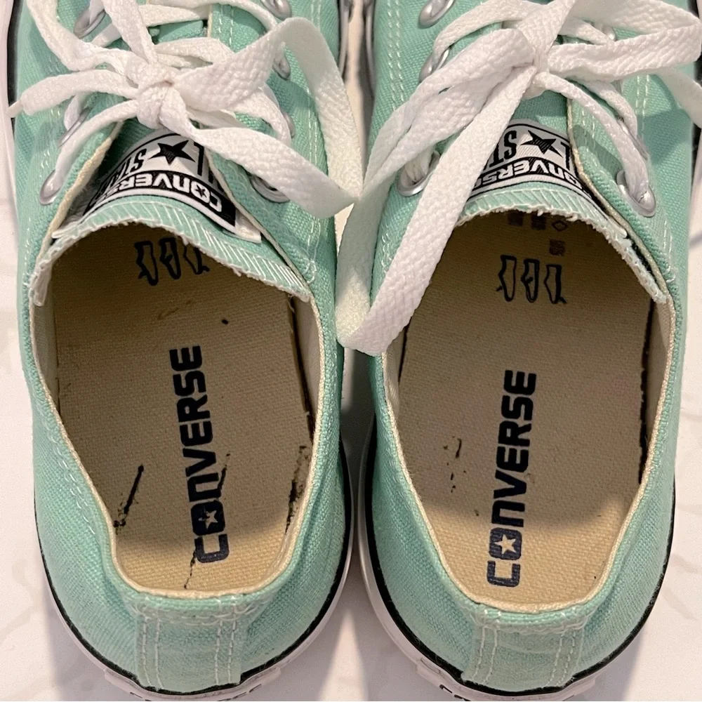 Converse Chuck Taylor All Star Mint Low Top Sneakers - Picture 6 of 12